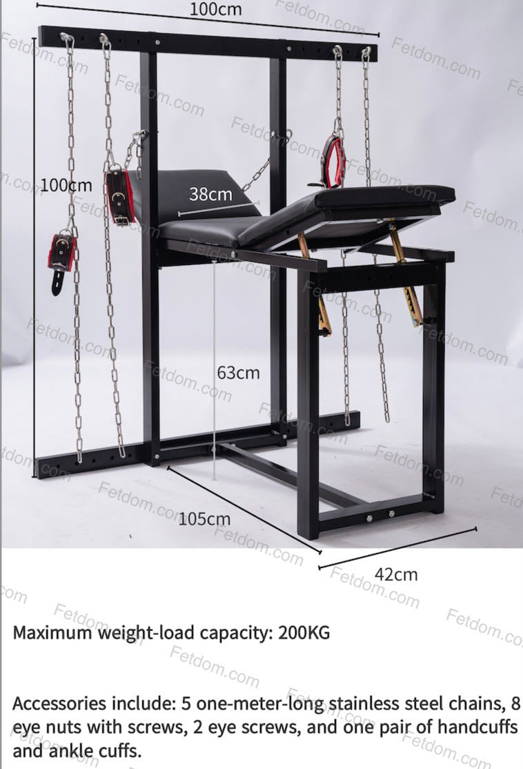 Ships from the USA! Fetdom Exhibition Bench for Bondage, Humiliation and Breeding